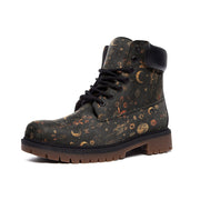 Cosmic Moon Floral Timber Boots Casual Lightweight