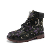 Moon Butterfly Floral Timber Boots Casual Lightweight TB