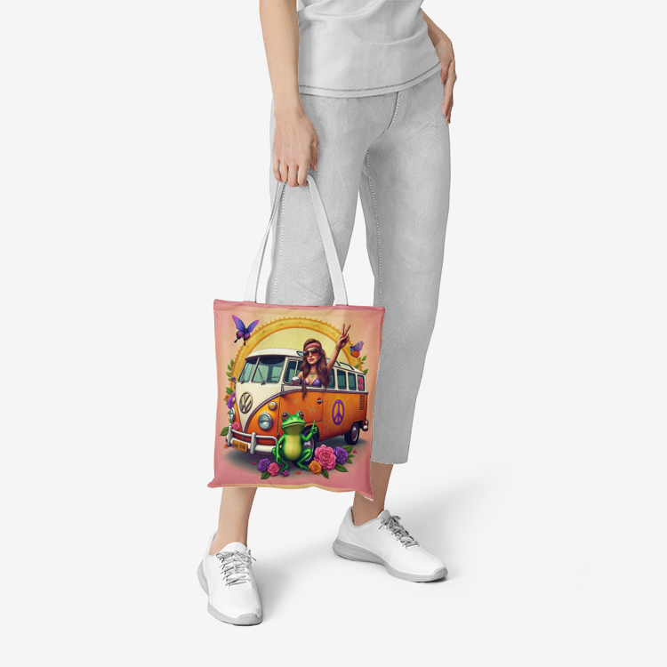 Peace symbol shiny gold filigree Natural Canvas Tote Bags