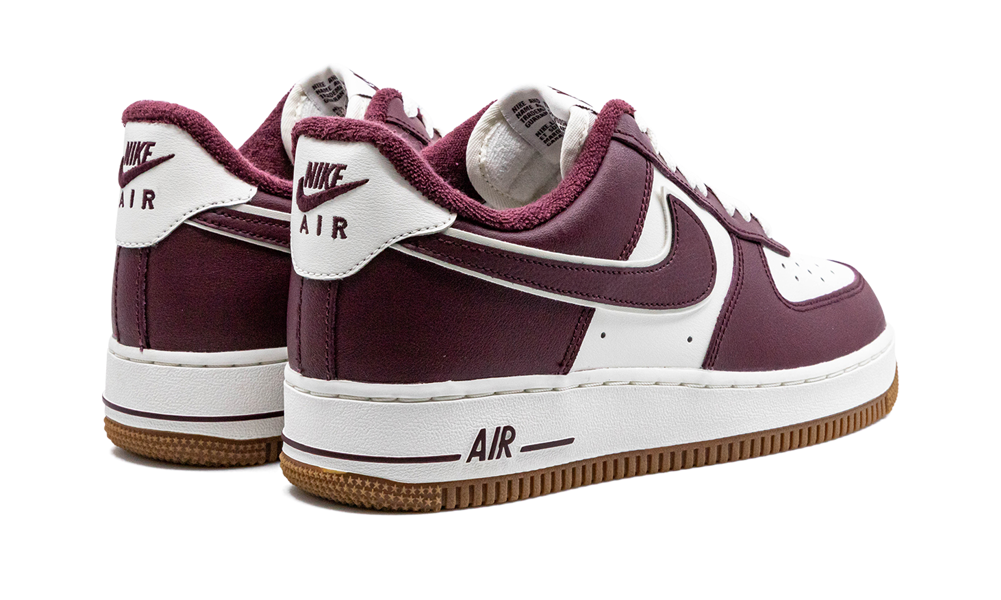 Air Force 1 Low "college Pack - Night Maroon" - 3