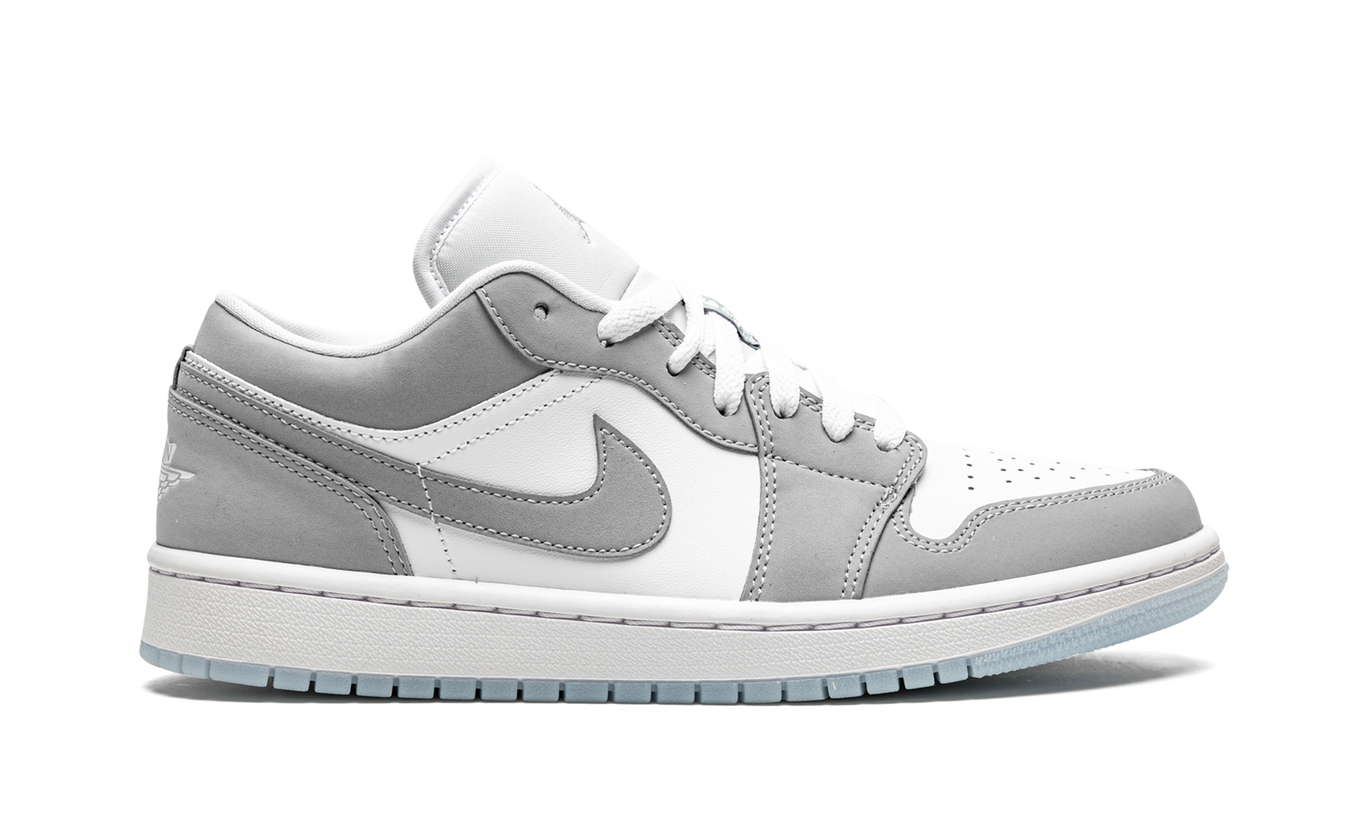 Air Jordan 1 Low Wmns "white / Wolf Grey" - 6