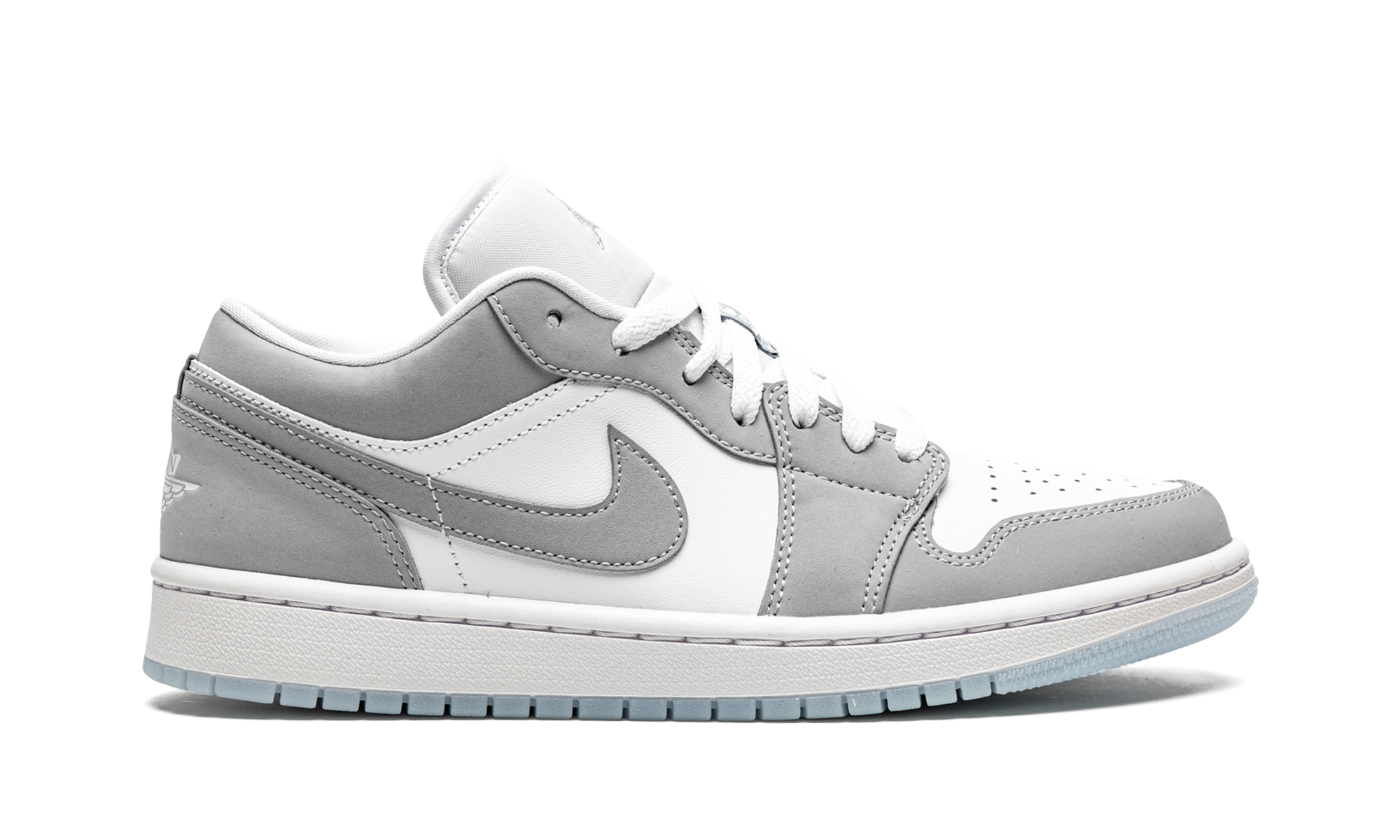 Air Jordan 1 Low Wmns "white / Wolf Grey" - 6