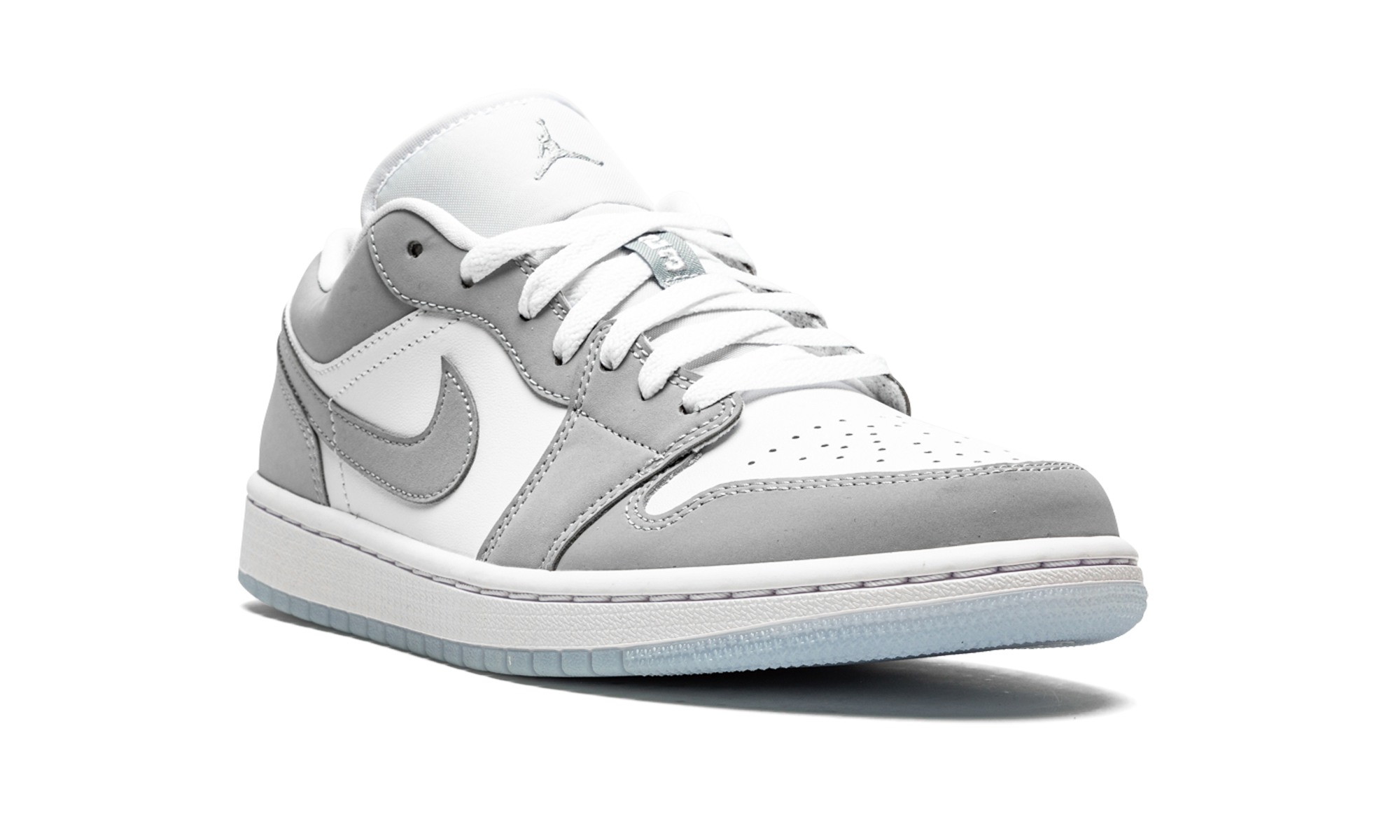 Air Jordan 1 Low Wmns "white / Wolf Grey" - 7