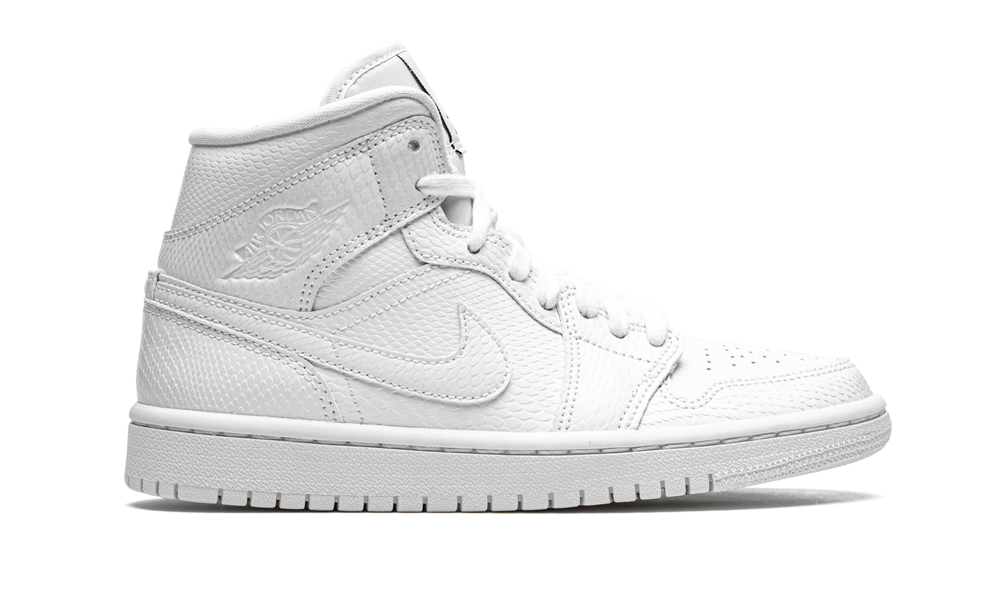 Air Jordan 1 Mid Wmns "white Snakeskin" - 6