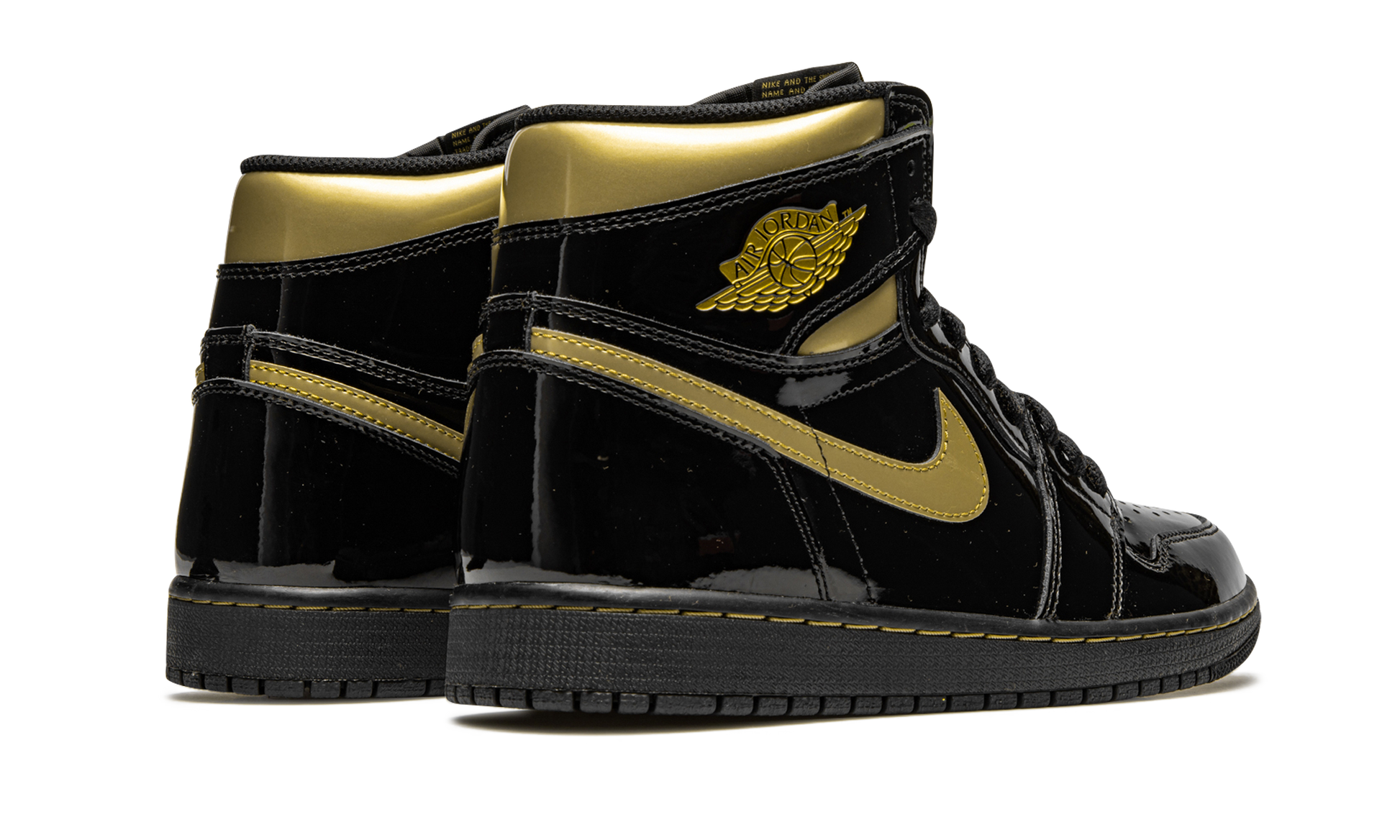 Air Jordan 1 Retro High Og "black Metallic Gold" - 3