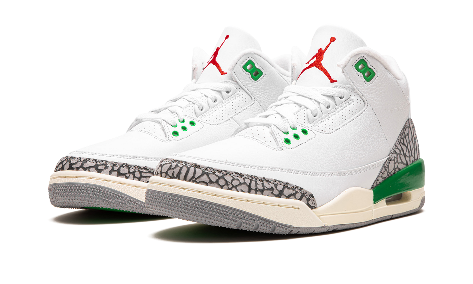 Air Jordan 3 Wmns "lucky Green" - 2