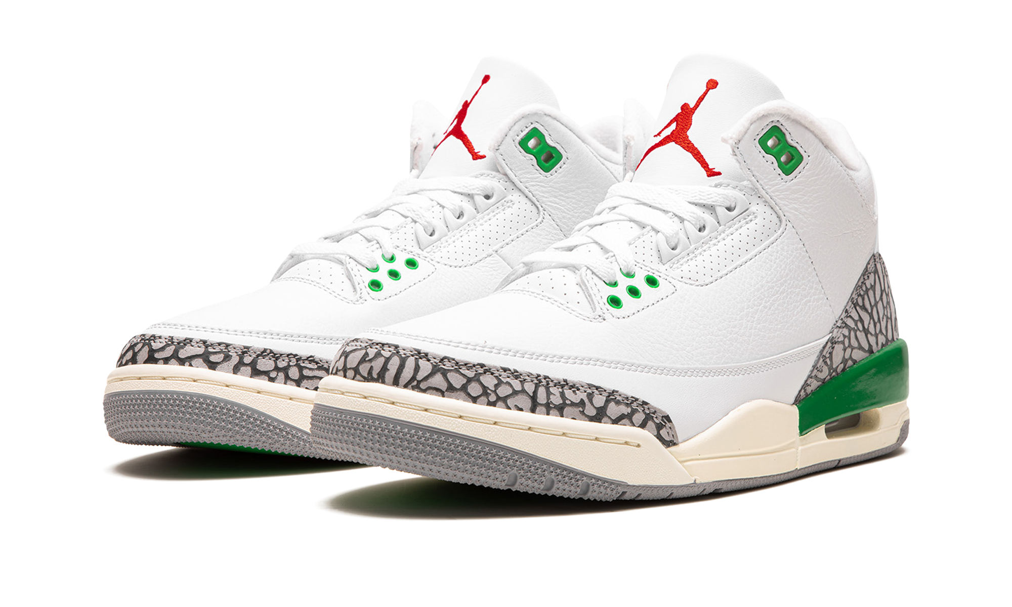Air Jordan 3 Wmns "lucky Green" - 2