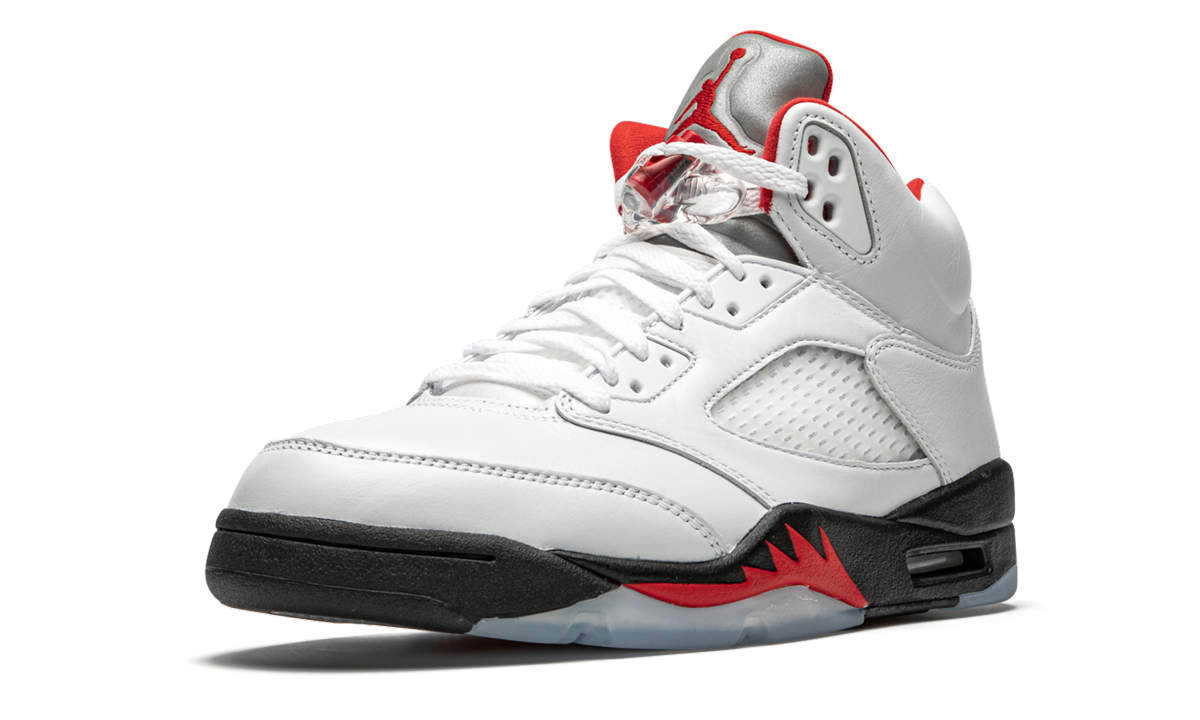 Air Jordan 5 Retro "fire Red Silver Tongue 2020" - 4