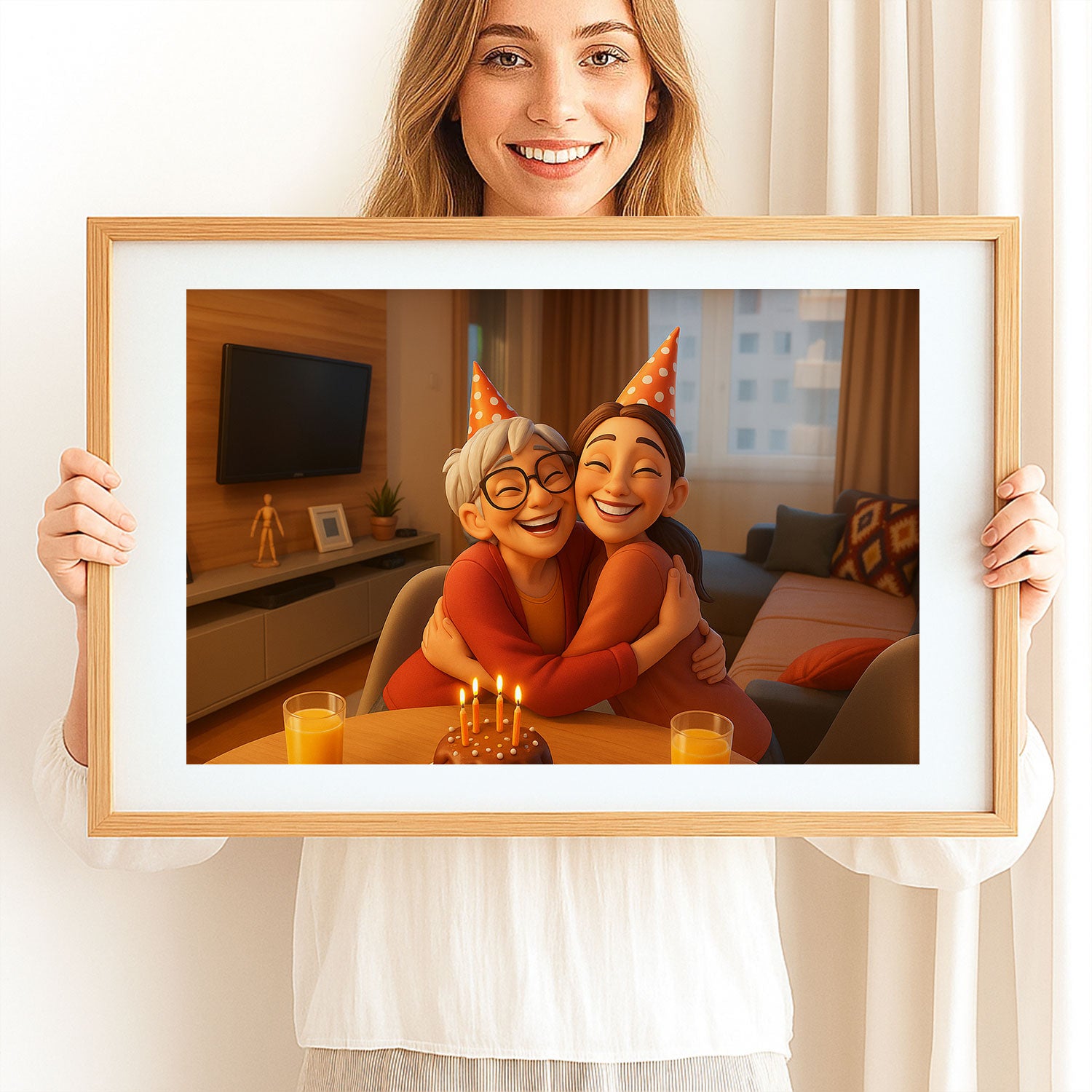 Celebrate Magic with Happy Birthday Canvas Featuring Whimsical Disney-Inspired Design – Perfect Gift for Disney Fans and Parties
 - 1