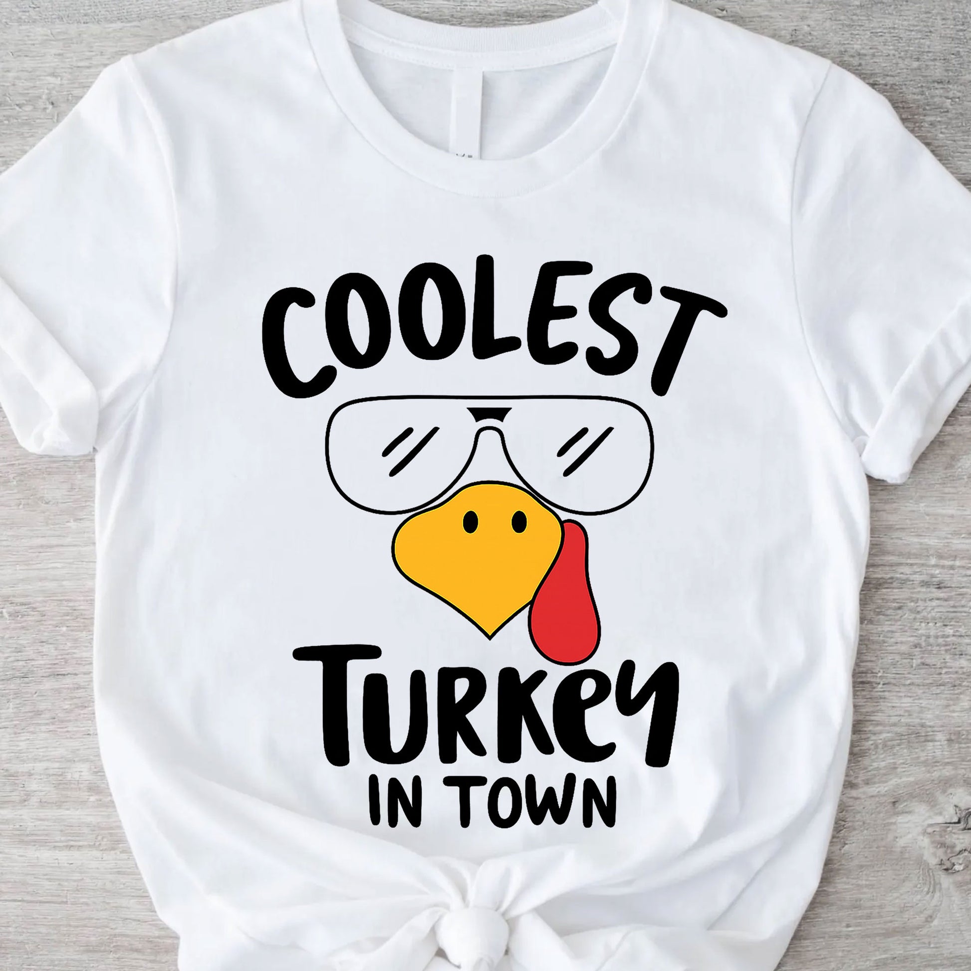 Coolest Turkey in Town Thanksgiving T-Shirt – Fun and Festive Holiday Apparel for Family Gatherings, Celebrations, and Fall Events
 - 11