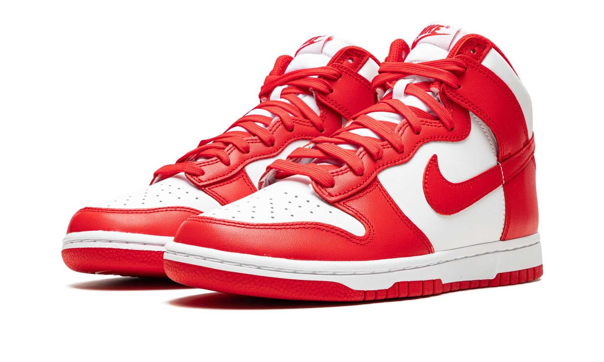 Dunk High "white / University Red" - 2