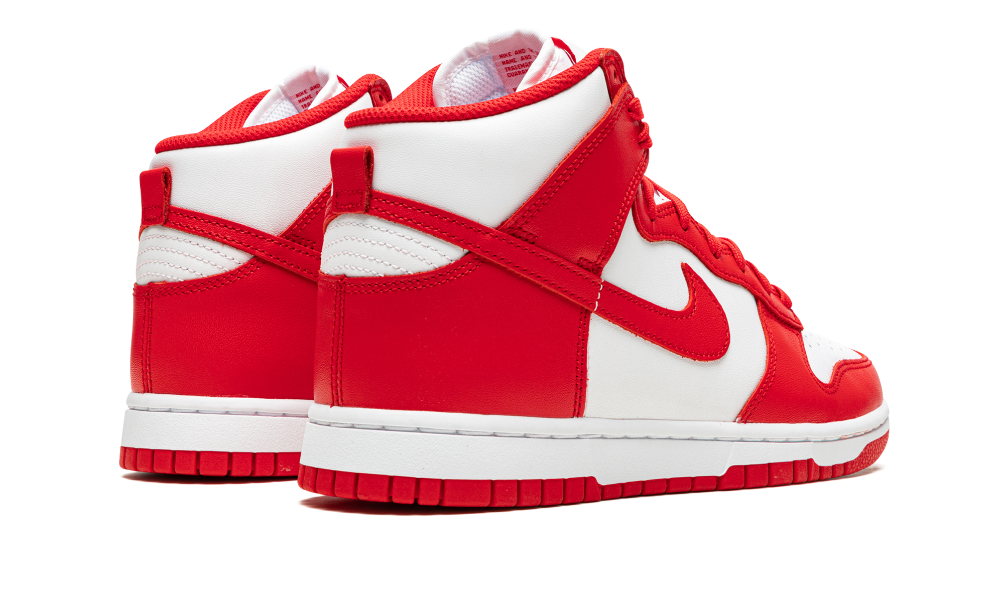 Dunk High "white / University Red" - 3