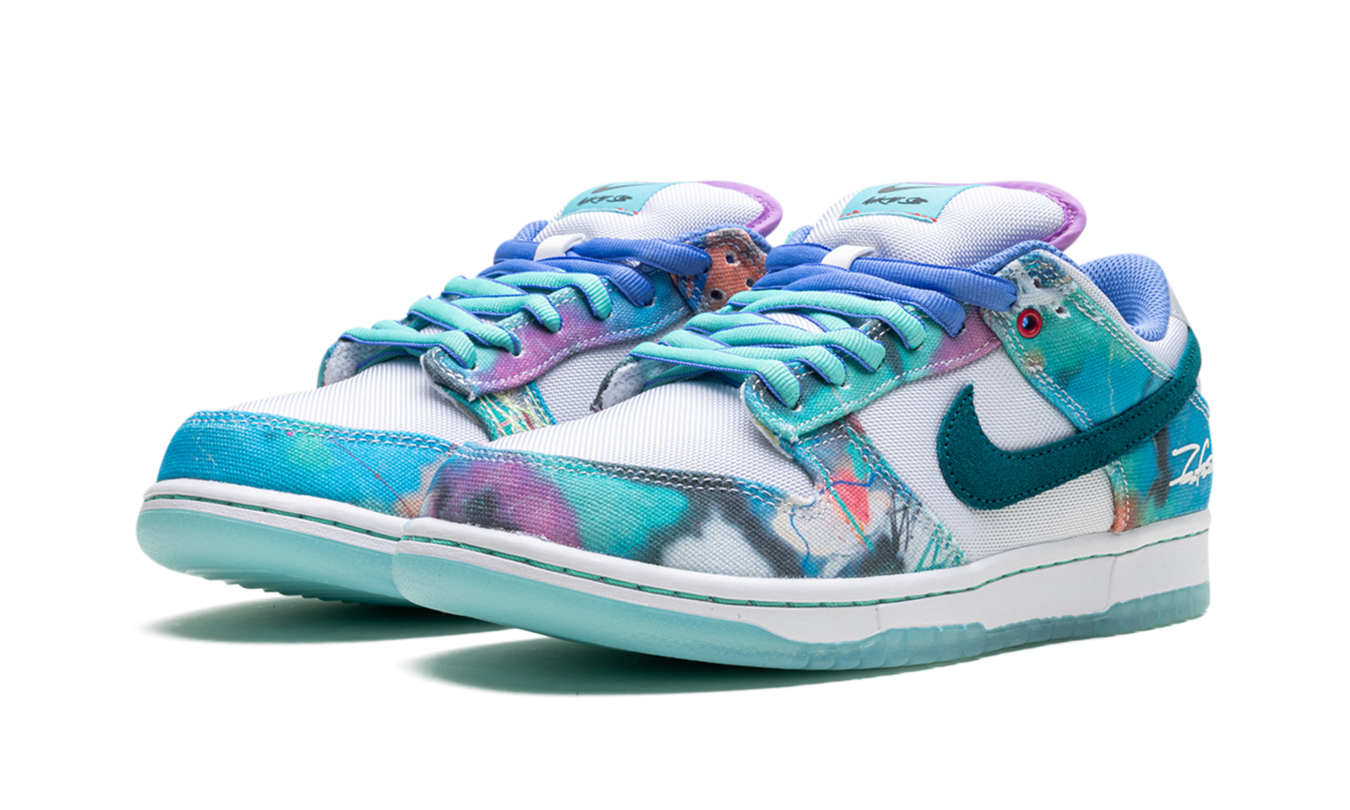 Dunk Low Sb "futura Laboratories - Bleached Aqua" - 2