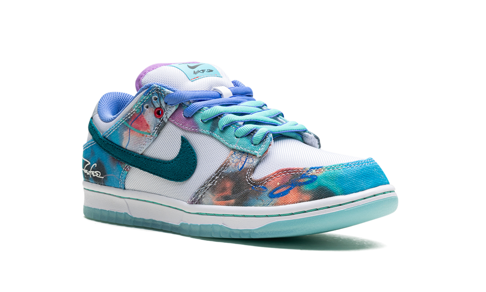 Dunk Low Sb "futura Laboratories - Bleached Aqua" - 7