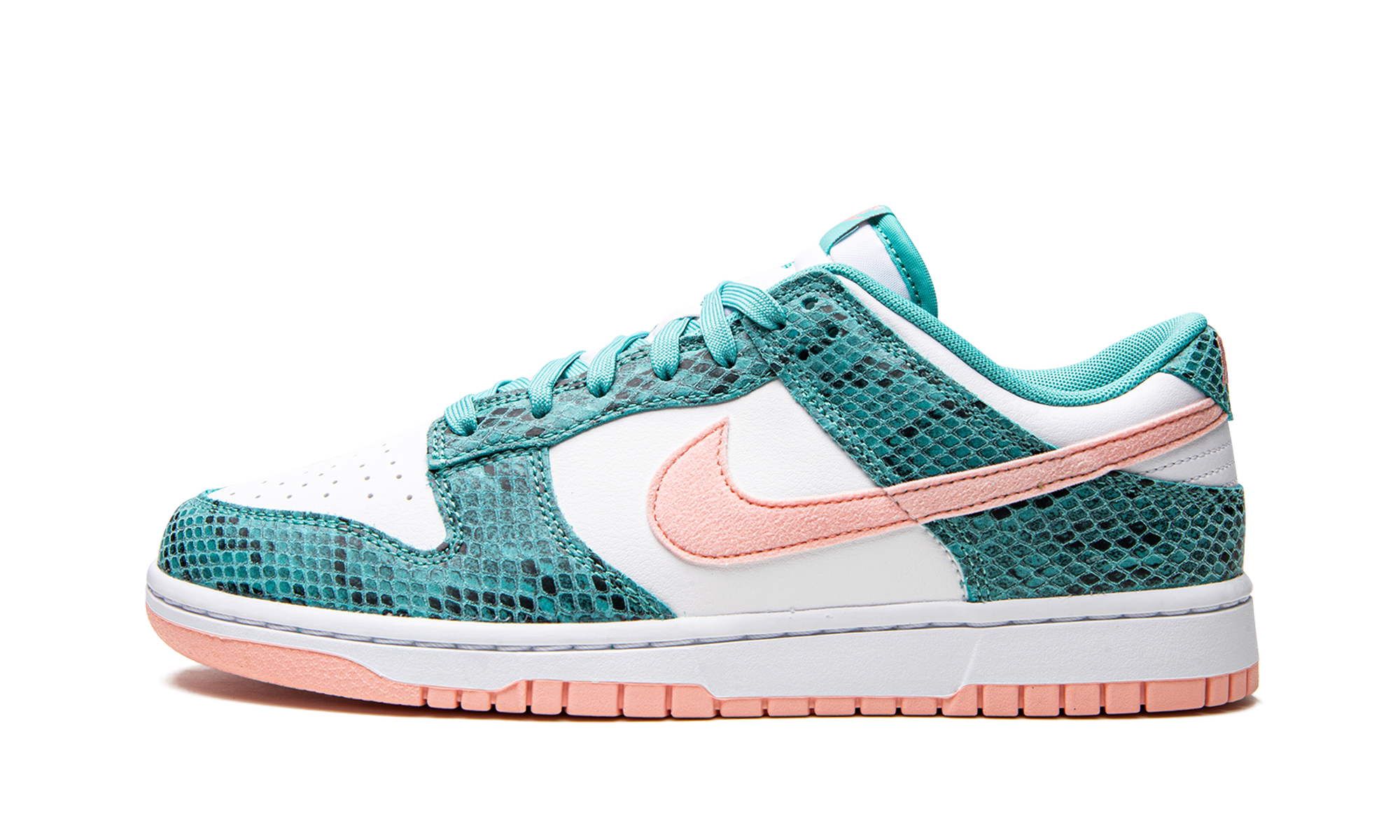Dunk Low "snakeskin Washed Teal Bleached Coral" - 8