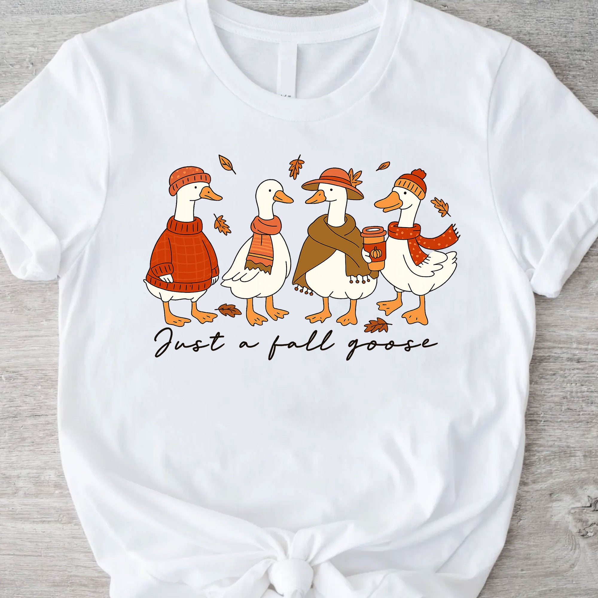 Festive Thanksgiving Shirt with Cute Fall Geese Design – Perfect for Fall Celebrations, Cozy Autumn Outfits, and Seasonal Gatherings
 - 11