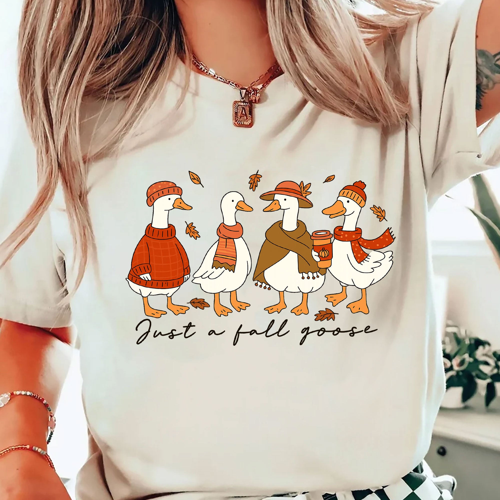 Festive Thanksgiving Shirt with Cute Fall Geese Design – Perfect for Fall Celebrations, Cozy Autumn Outfits, and Seasonal Gatherings
 - 2