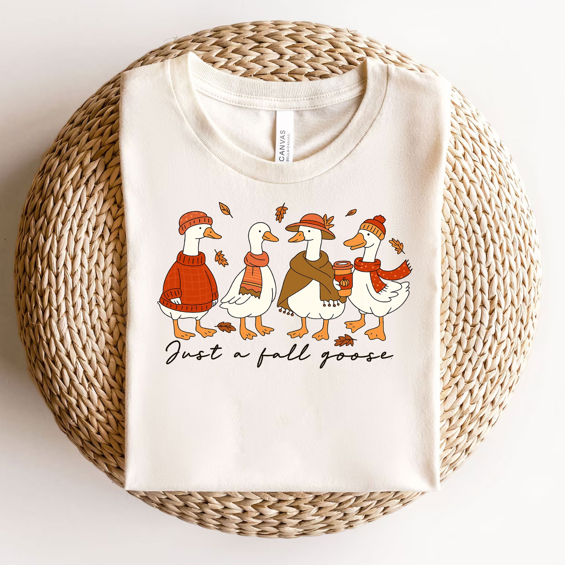 Festive Thanksgiving Shirt with Cute Fall Geese Design – Perfect for Fall Celebrations, Cozy Autumn Outfits, and Seasonal Gatherings
 - 3