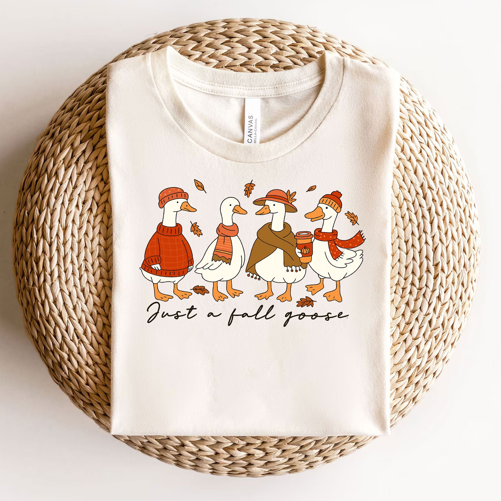 Festive Thanksgiving Shirt with Cute Fall Geese Design – Perfect for Fall Celebrations, Cozy Autumn Outfits, and Seasonal Gatherings
 - 3