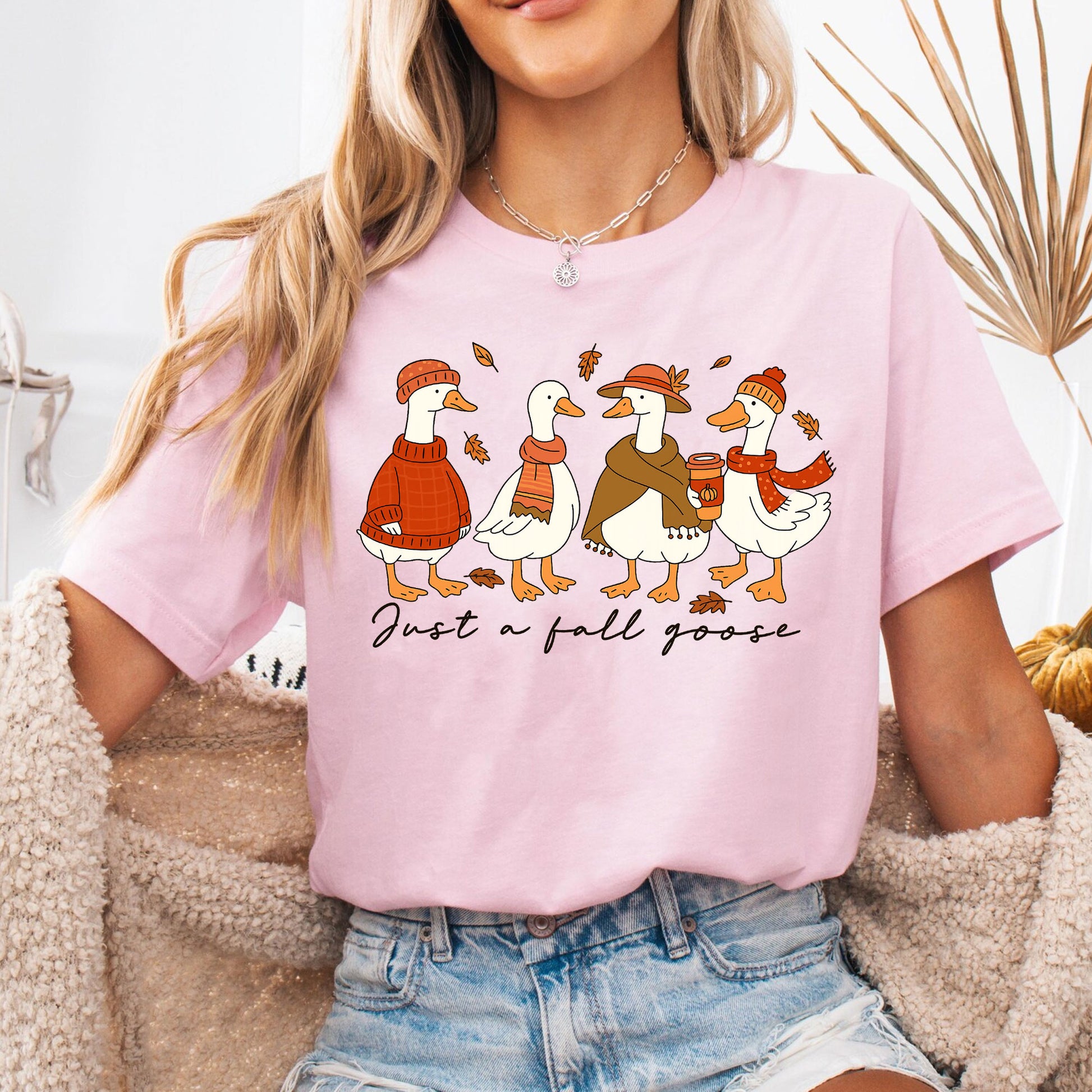 Festive Thanksgiving Shirt with Cute Fall Geese Design – Perfect for Fall Celebrations, Cozy Autumn Outfits, and Seasonal Gatherings
 - 6