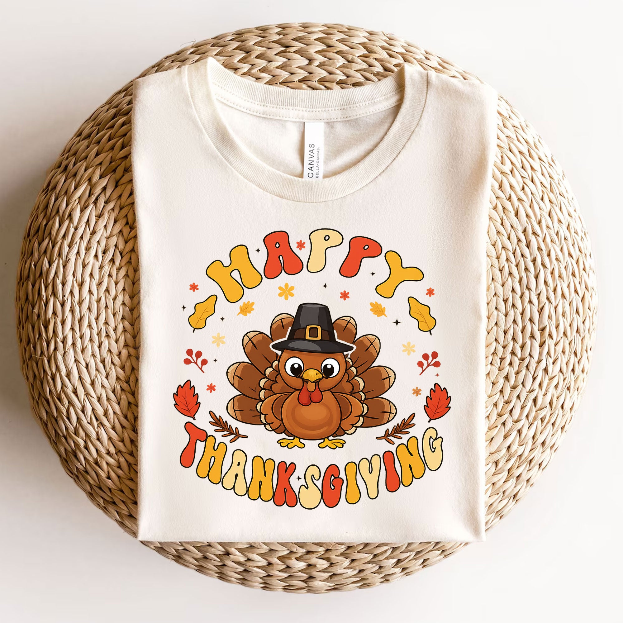 Festive Thanksgiving Turkey Shirt - Cute and Fun Autumn Graphic Tee for Family Gatherings, Holiday Celebrations, and Fall Fashion
 - 3