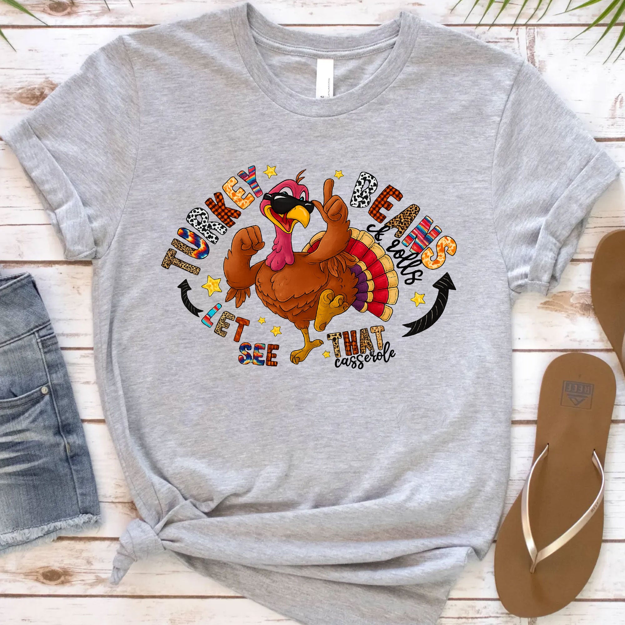 Festive Thanksgiving Turkey T-Shirt - Celebrate with Humor and Style - Perfect for Family Gatherings, Dinners, and Harvest Parties
 - 12