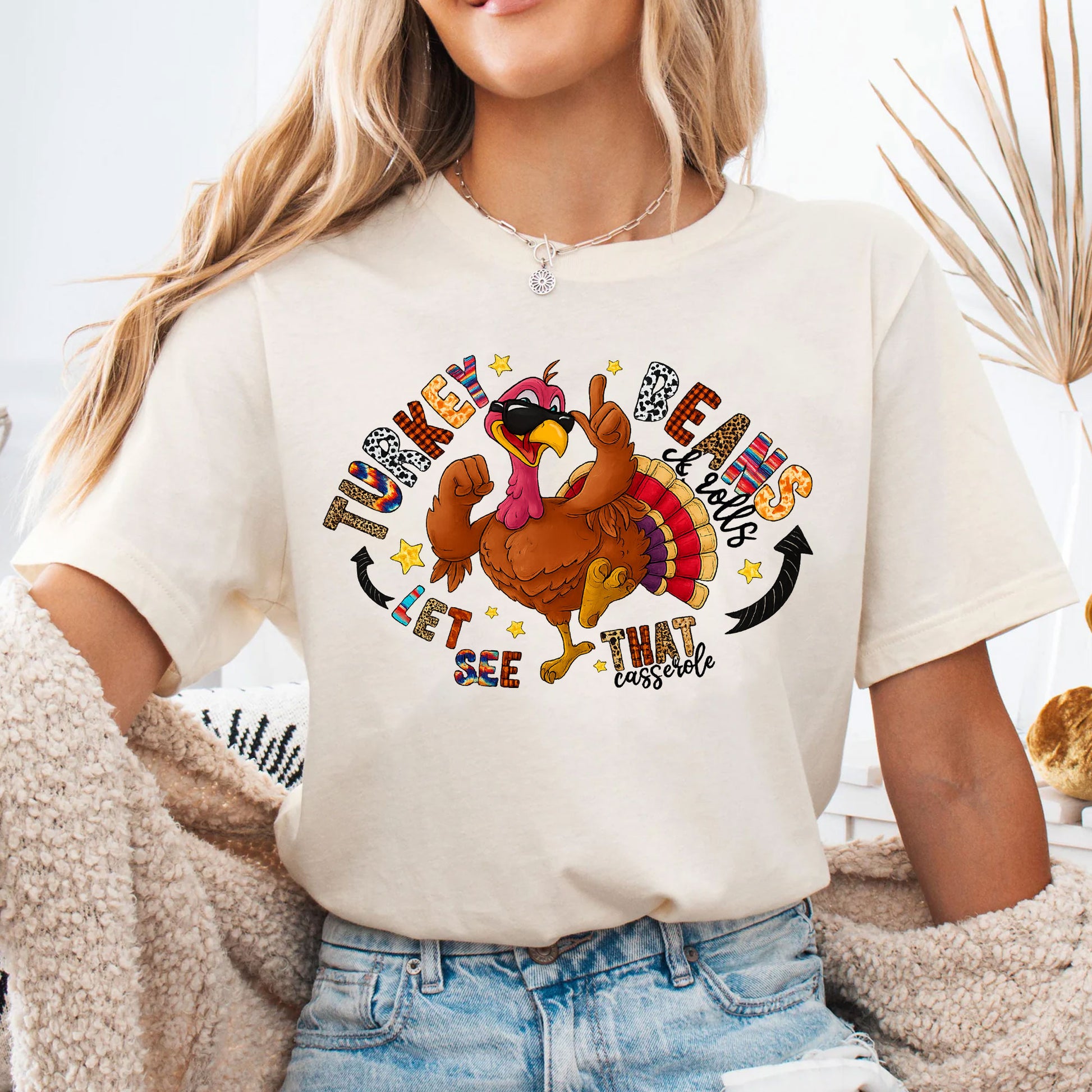 Festive Thanksgiving Turkey T-Shirt - Celebrate with Humor and Style - Perfect for Family Gatherings, Dinners, and Harvest Parties
 - 4