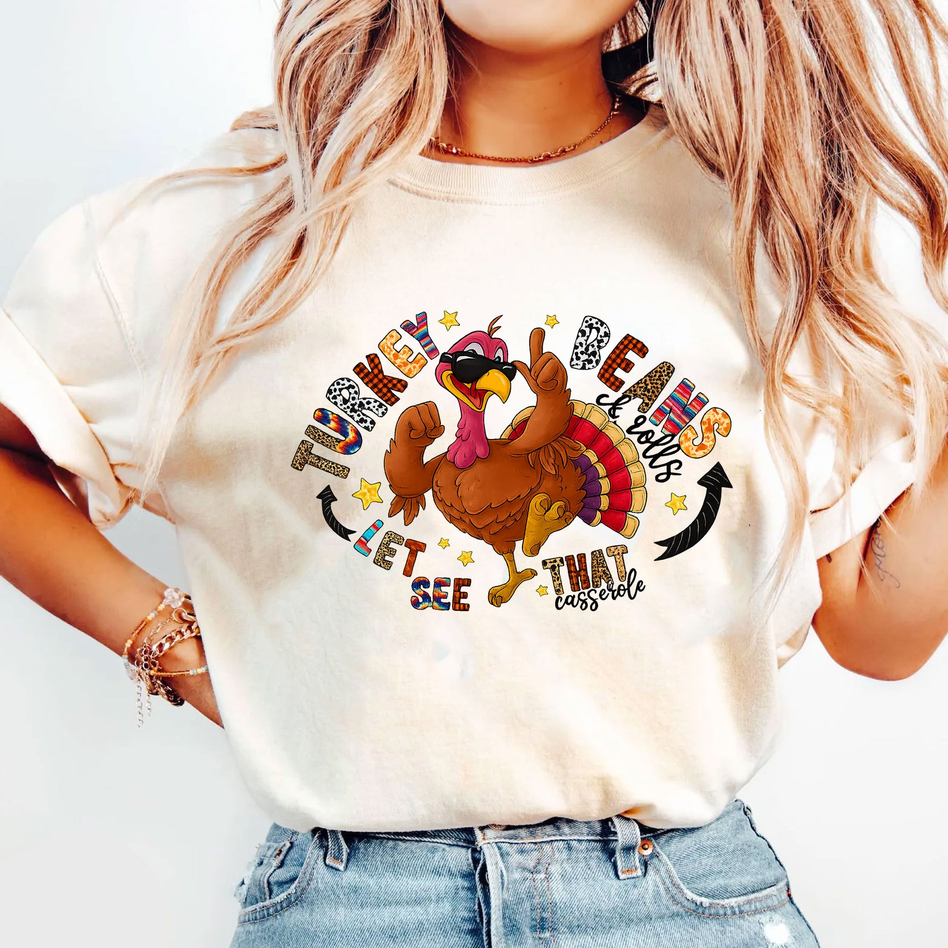 Festive Thanksgiving Turkey T-Shirt - Celebrate with Humor and Style - Perfect for Family Gatherings, Dinners, and Harvest Parties
 - 5