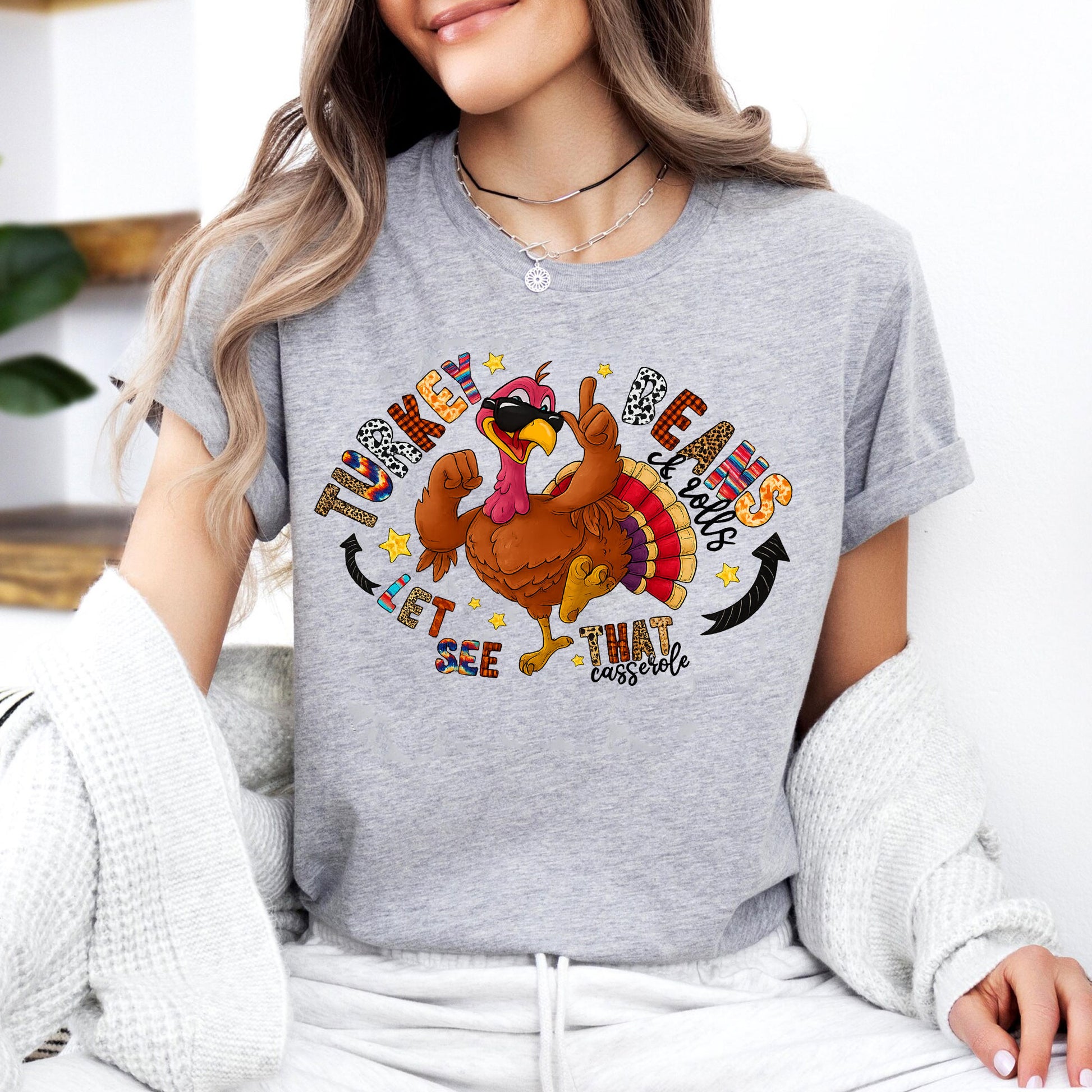 Festive Thanksgiving Turkey T-Shirt - Celebrate with Humor and Style - Perfect for Family Gatherings, Dinners, and Harvest Parties
 - 7