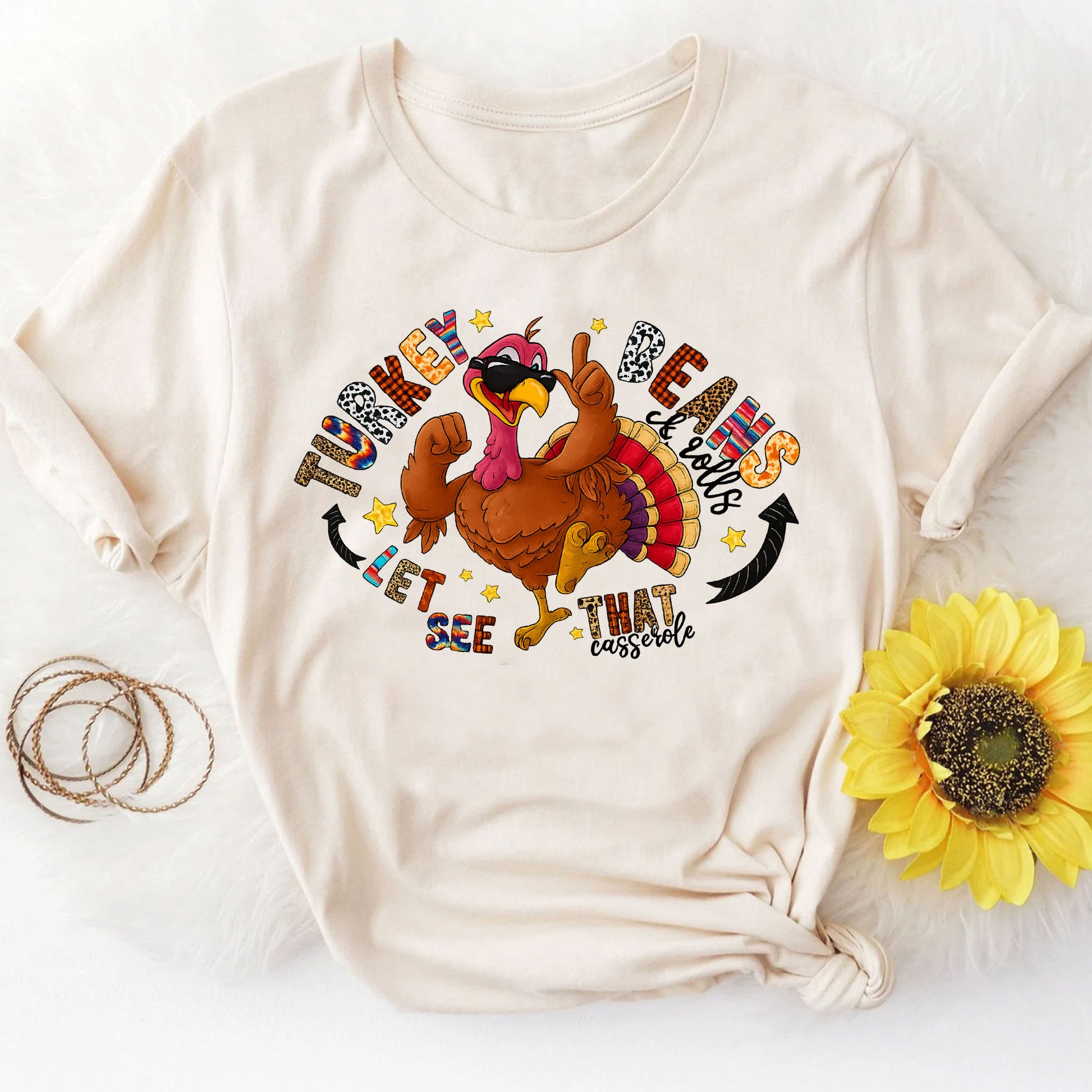 Festive Thanksgiving Turkey T-Shirt - Celebrate with Humor and Style - Perfect for Family Gatherings, Dinners, and Harvest Parties
 - 8