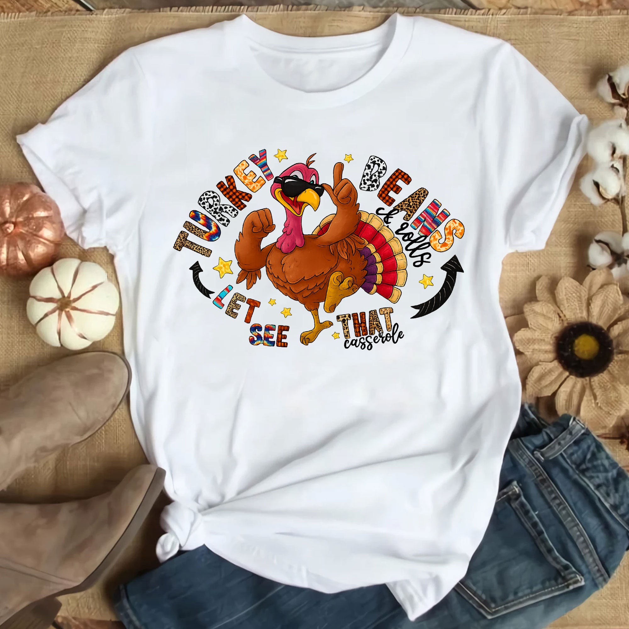 Festive Thanksgiving Turkey T-Shirt - Celebrate with Humor and Style - Perfect for Family Gatherings, Dinners, and Harvest Parties
 - 9