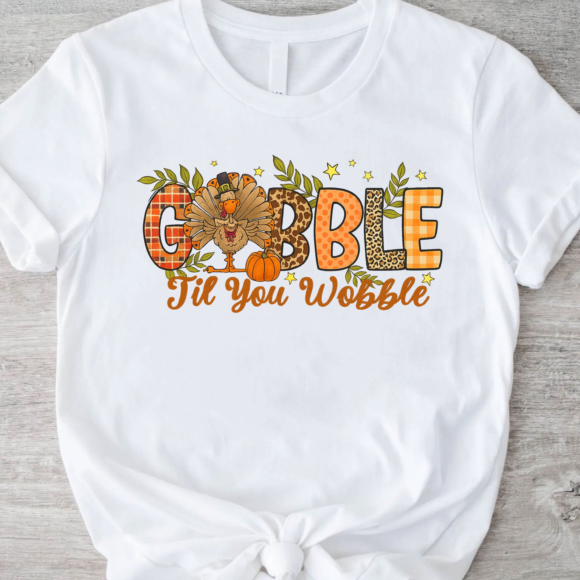 Funny Thanksgiving Shirt: Gobble 'Til You Wobble Graphic Tee for Fall Celebrations, Perfect Gift for Turkey Lovers and Family Gatherings
 - 11