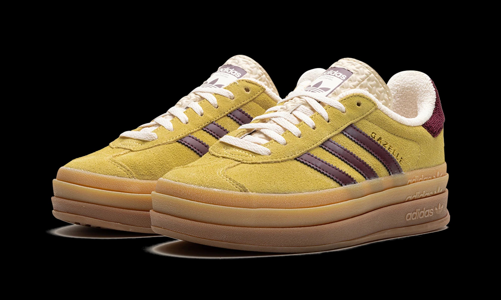 Gazelle Bold Platform WMNS "Yellow Burgundy"