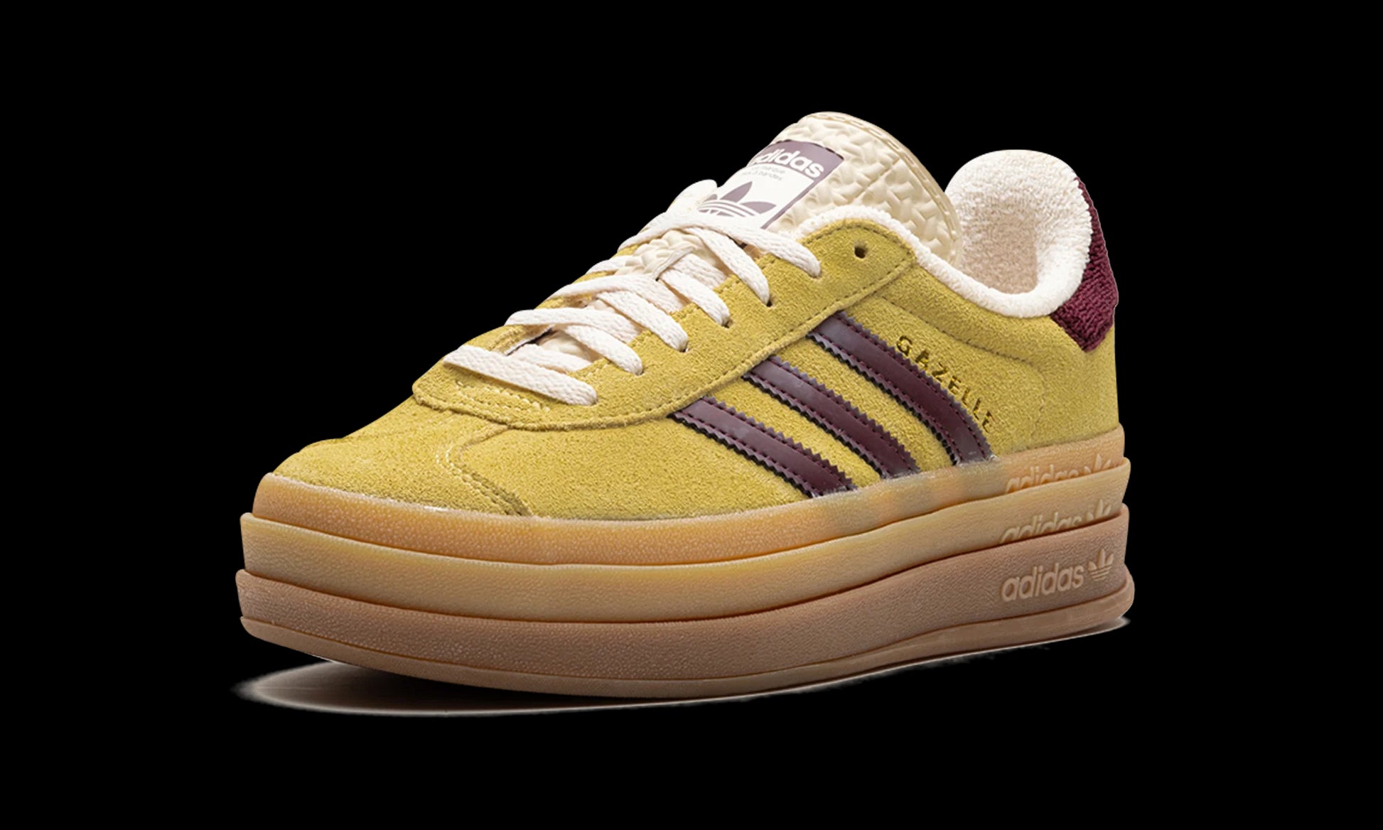 Gazelle Bold Platform WMNS "Yellow Burgundy"