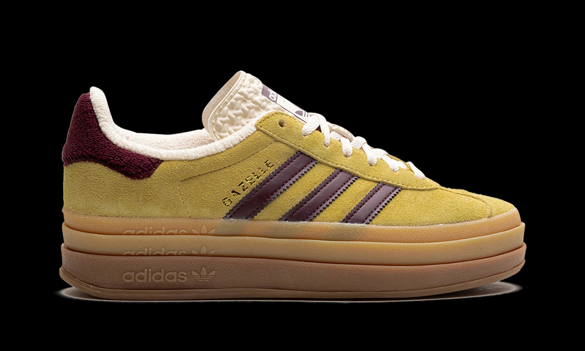 Gazelle Bold Platform WMNS "Yellow Burgundy"