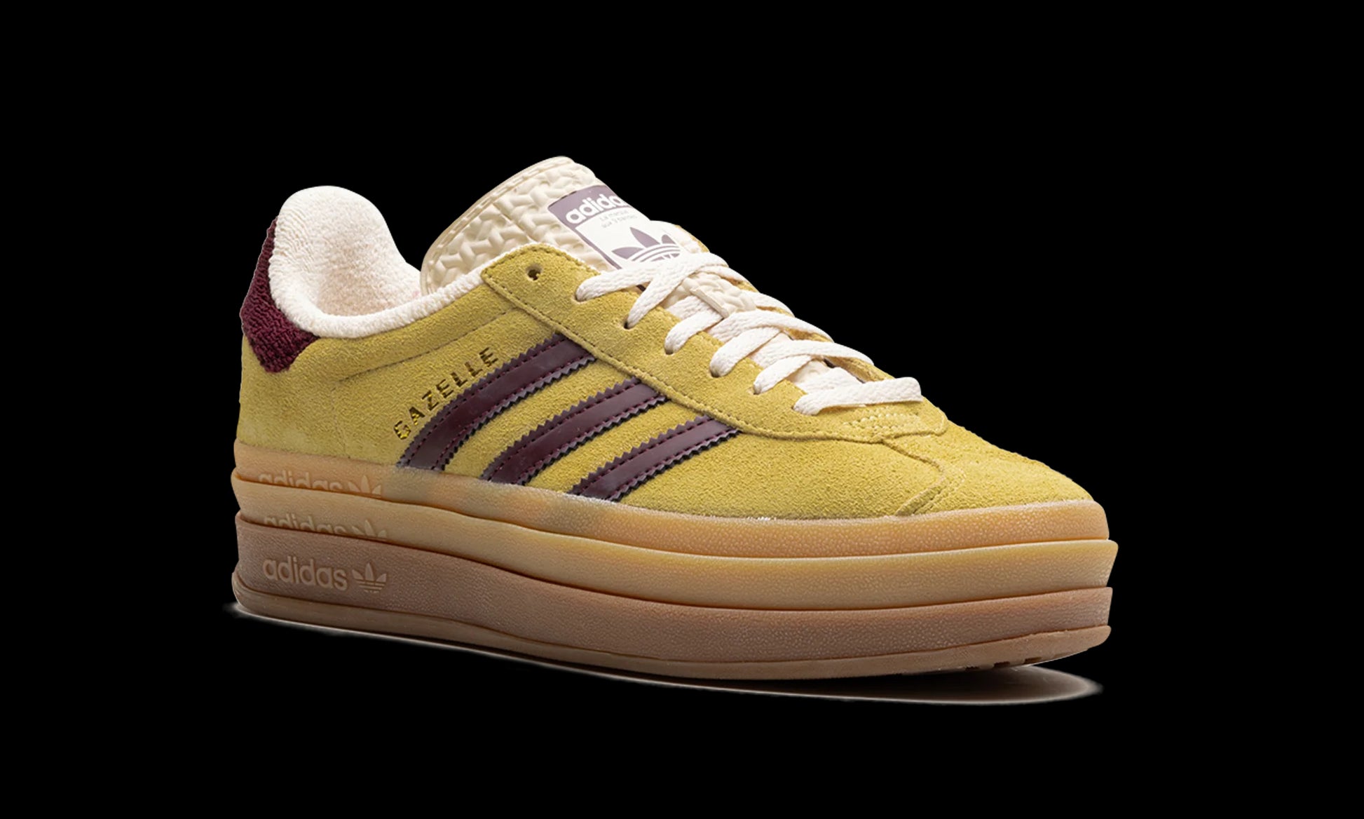 Gazelle Bold Platform WMNS "Yellow Burgundy"