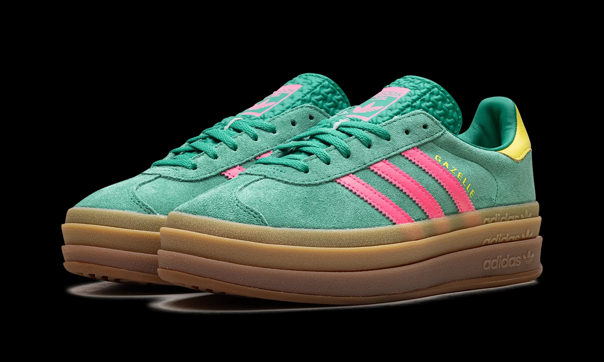Gazelle Bold WMNS "Court Green Lucid Pink"