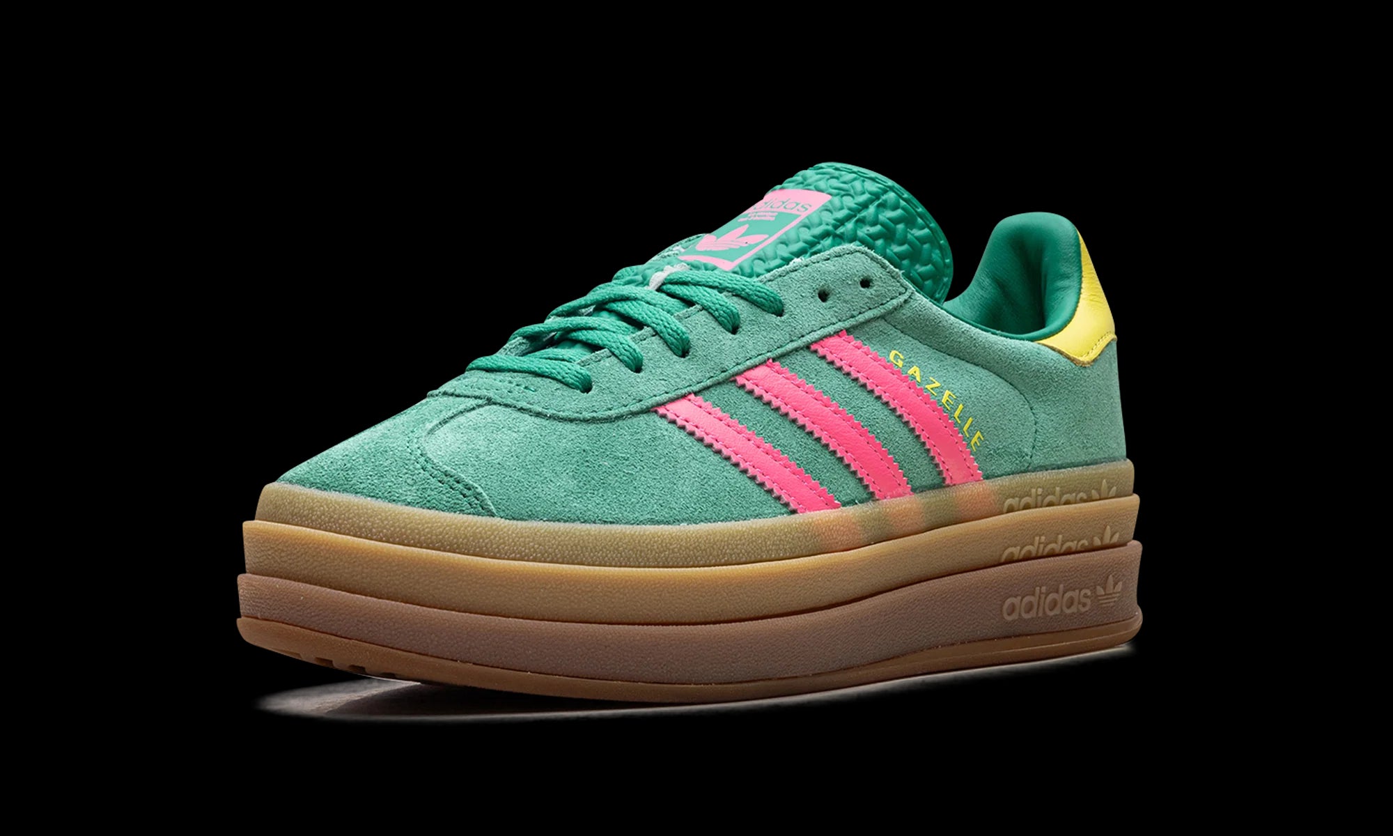 Gazelle Bold WMNS "Court Green Lucid Pink"