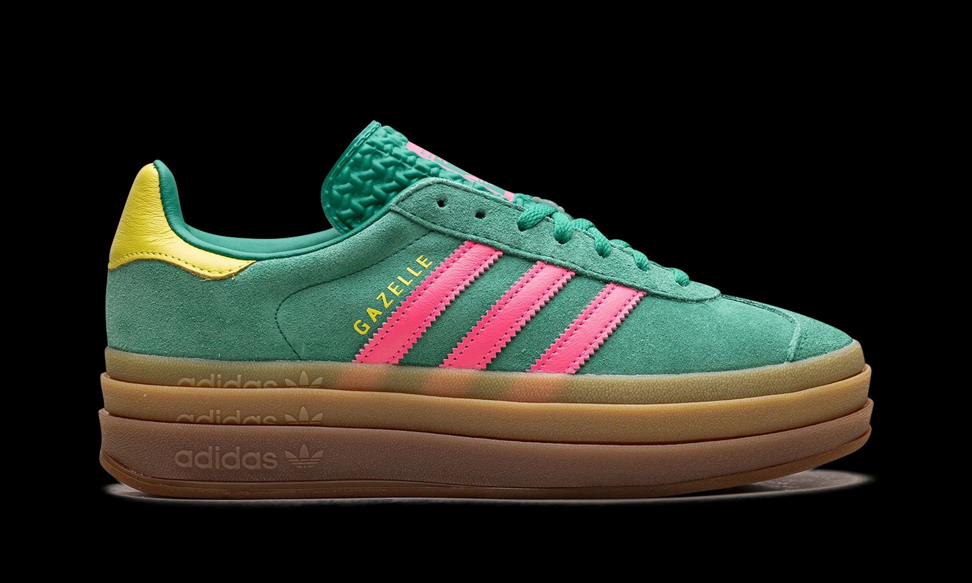 Gazelle Bold WMNS "Court Green Lucid Pink"