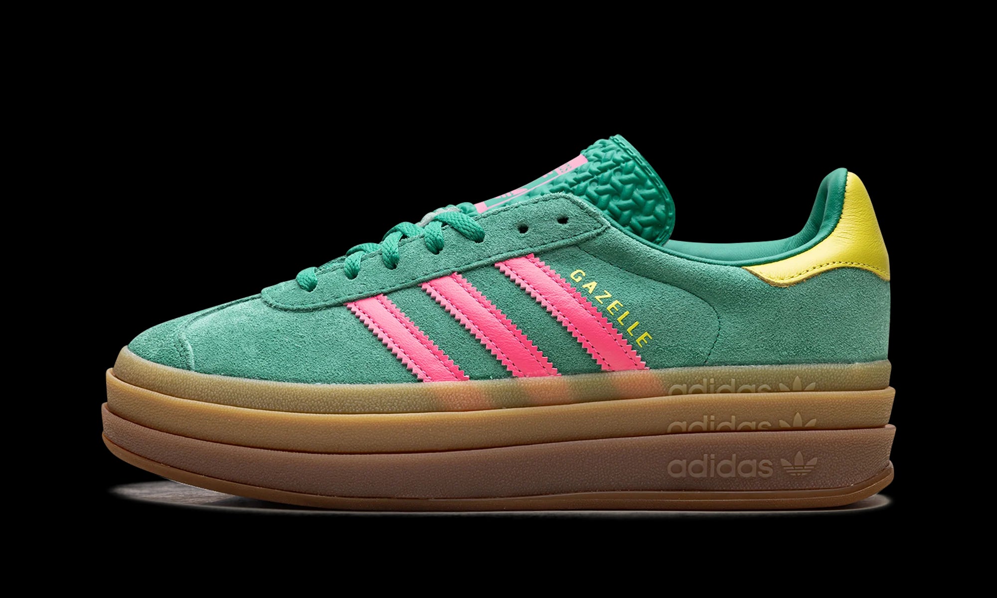 Gazelle Bold WMNS "Court Green Lucid Pink"