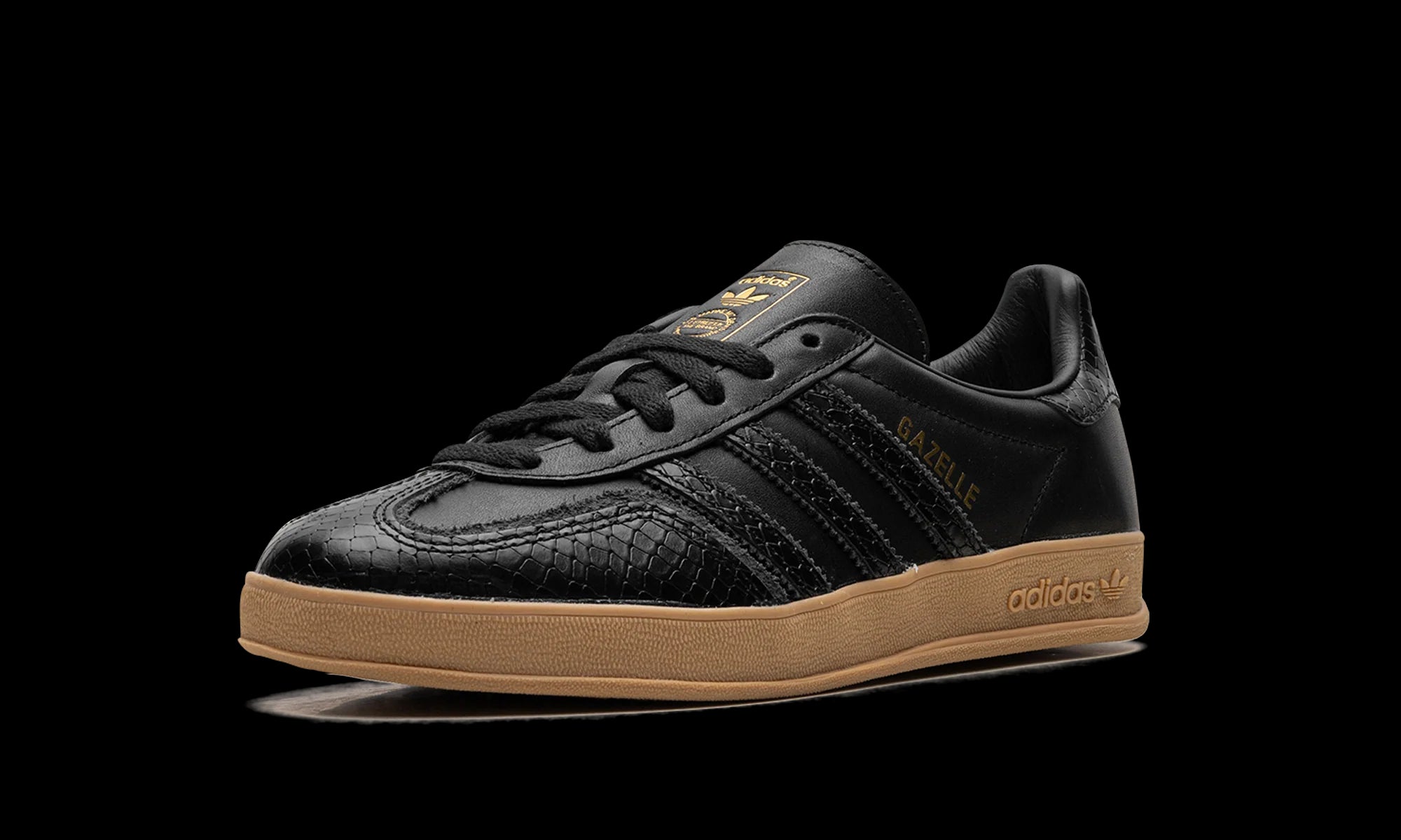 Gazelle Indoor "Core Black Snakeskin"