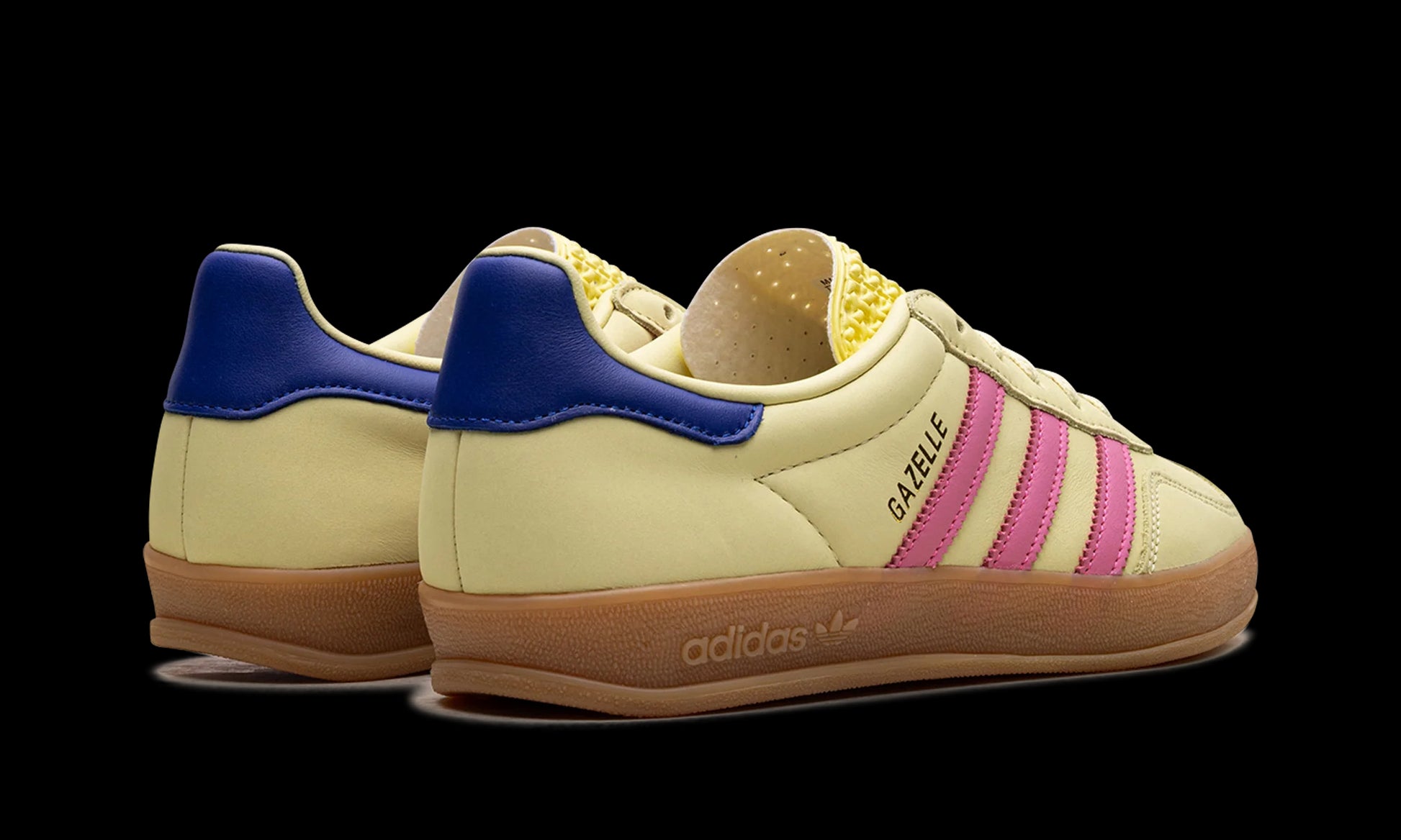 Gazelle Indoor WMNS "Powder Yellow Lucid Pink Royal"