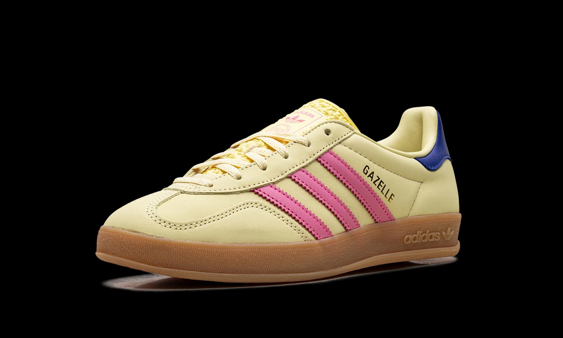 Gazelle Indoor WMNS "Powder Yellow Lucid Pink Royal"