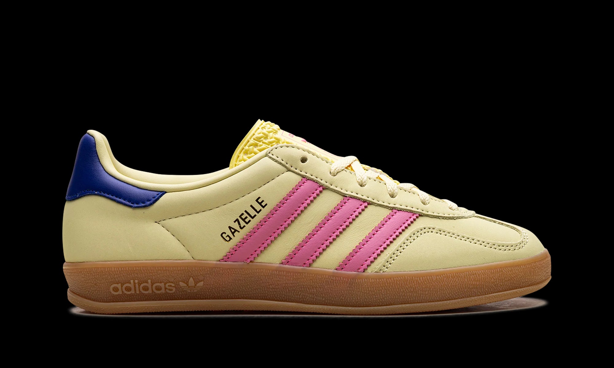 Gazelle Indoor WMNS "Powder Yellow Lucid Pink Royal"