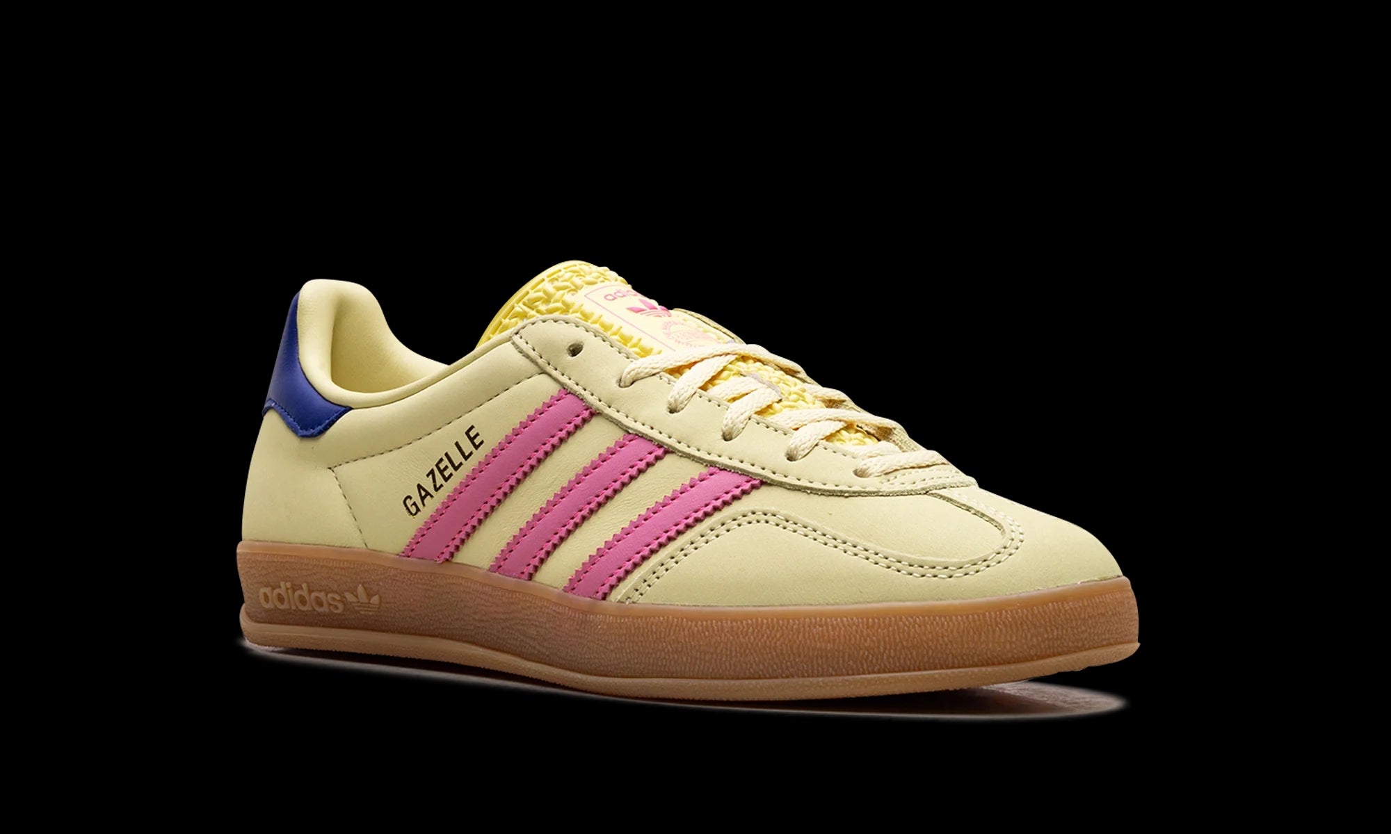 Gazelle Indoor WMNS "Powder Yellow Lucid Pink Royal"
