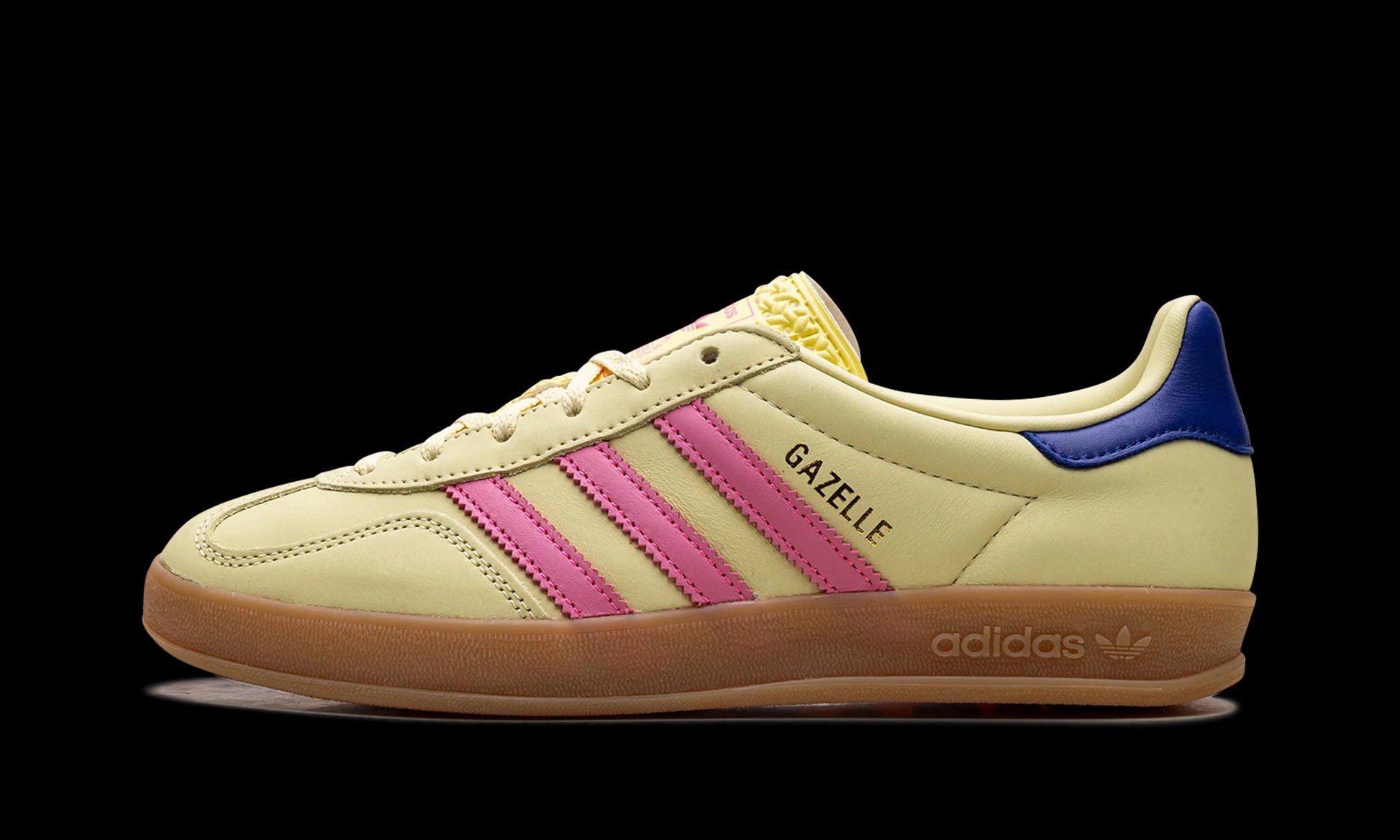 Gazelle Indoor WMNS "Powder Yellow Lucid Pink Royal"