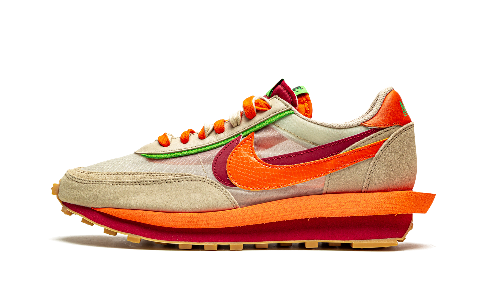 Ldwaffle "sacai X Clot - Net Orange Blaze" - 1