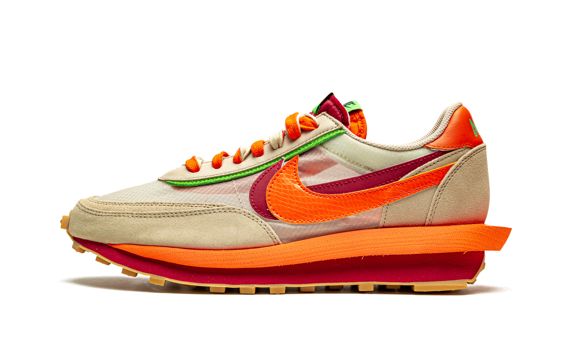 Ldwaffle "sacai X Clot - Net Orange Blaze" - 1