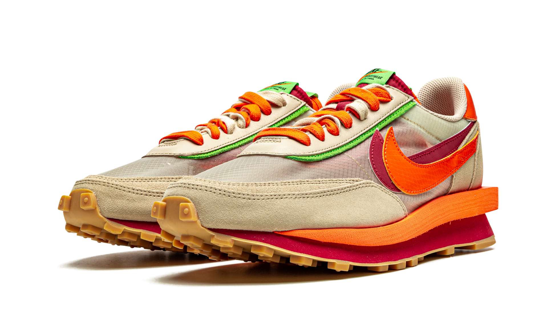 Ldwaffle "sacai X Clot - Net Orange Blaze" - 2