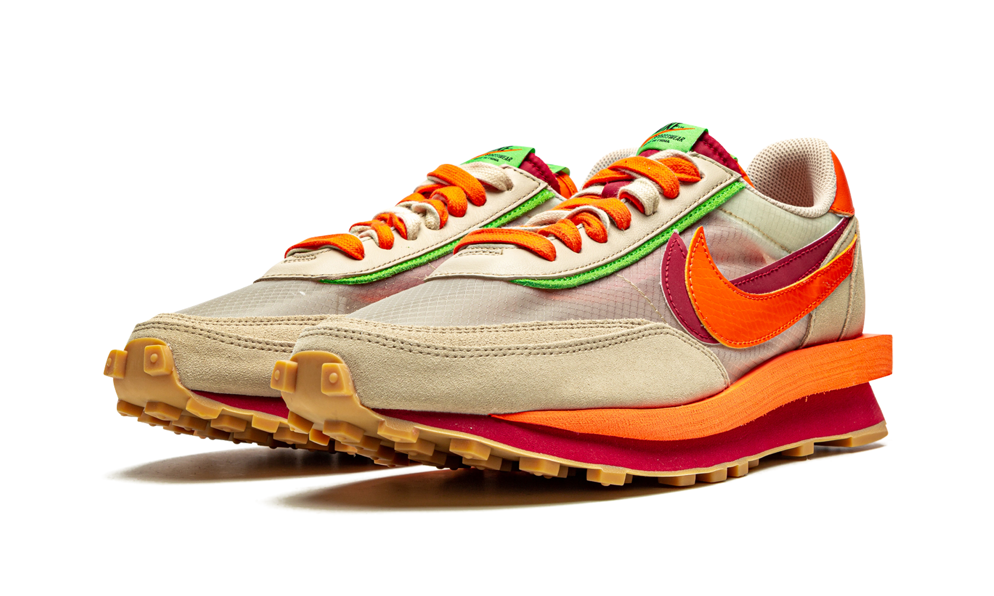Ldwaffle "sacai X Clot - Net Orange Blaze" - 2